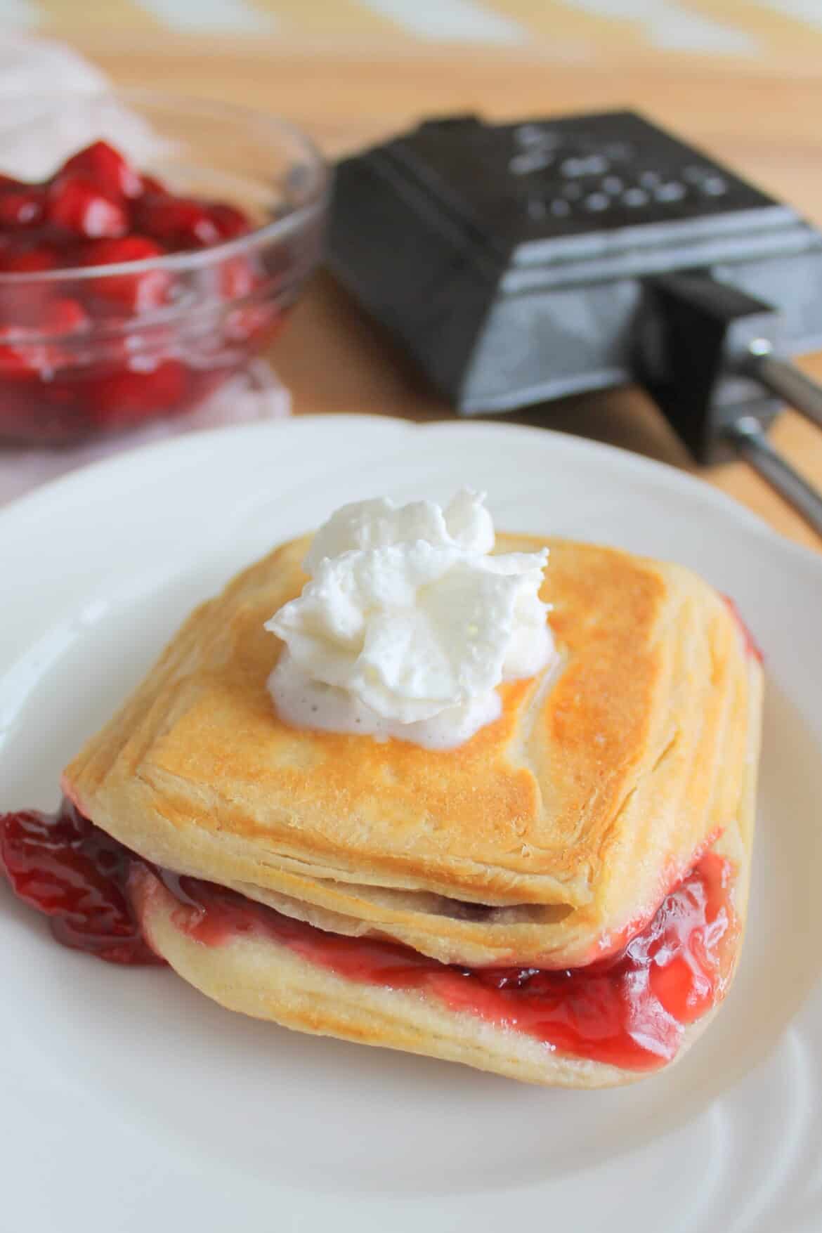 Campfire Pie Iron Cherry Pie Recipe Campfire Foodie