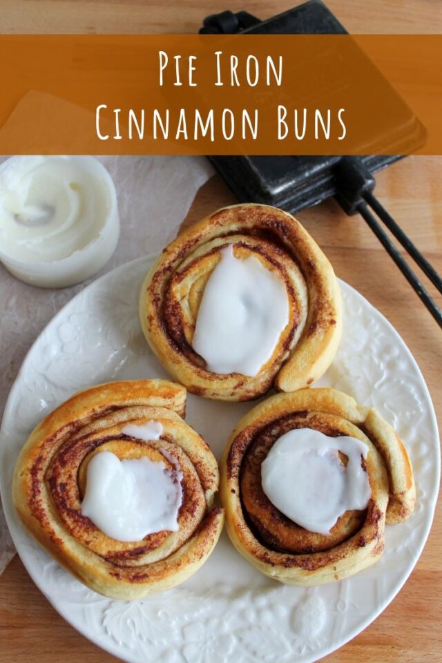 Pie Iron Cinnamon Buns Recipe Campfire Foodie