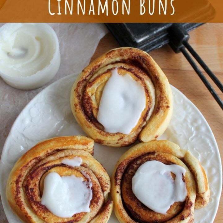 Pie Iron Cinnamon Buns Recipe