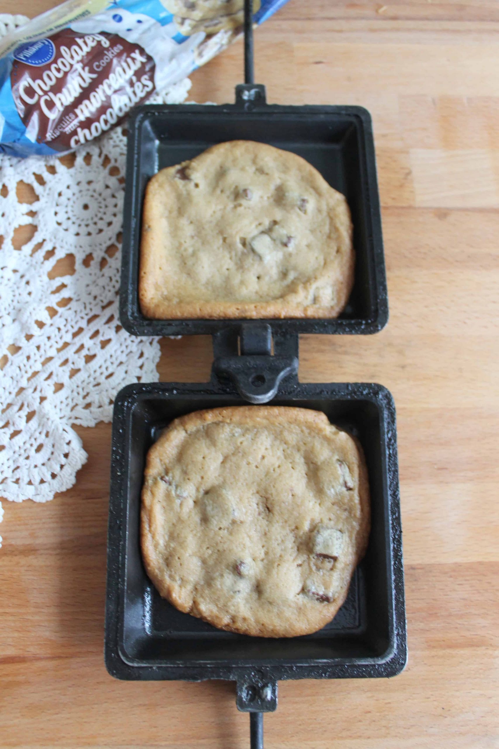 Yummy Pie Iron Cookies for Camping » Campfire Foodie