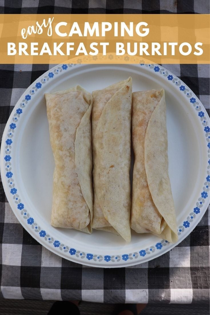 Easy Camping Breakfast Burritos