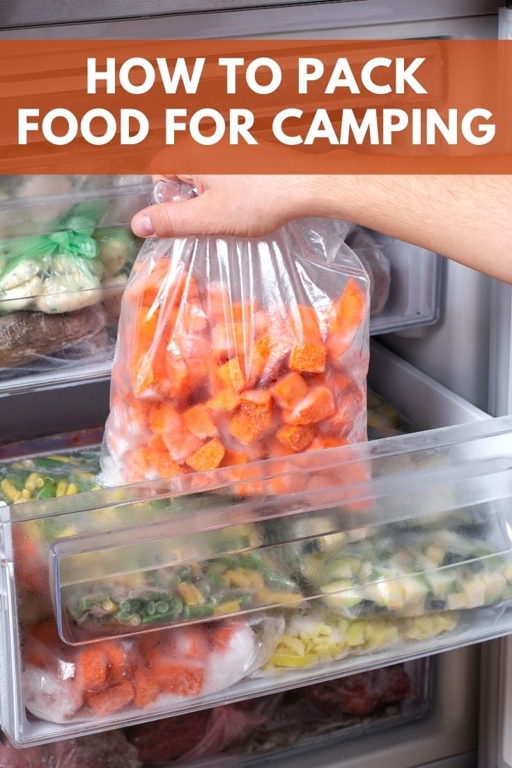 GREAT STORAGE TIP! -Grab some flexible @ziploc storage totes. #camping  #campingtips #RVlife #ziploc 