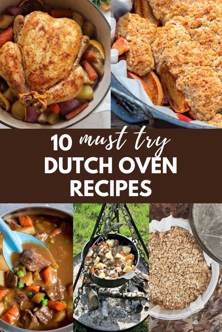 Dutch oven recipes - Ten of the best when camping