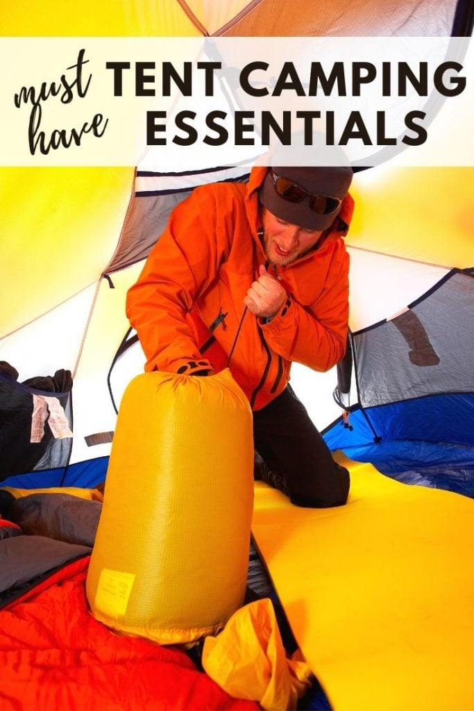 Must Have Tent Camping Essentials » Campfire Foodie