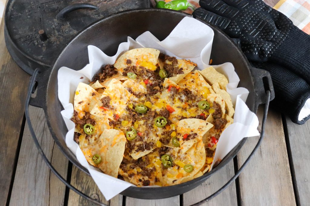 Campfire Dutch Oven Nacho Recipe » Campfire Foodie