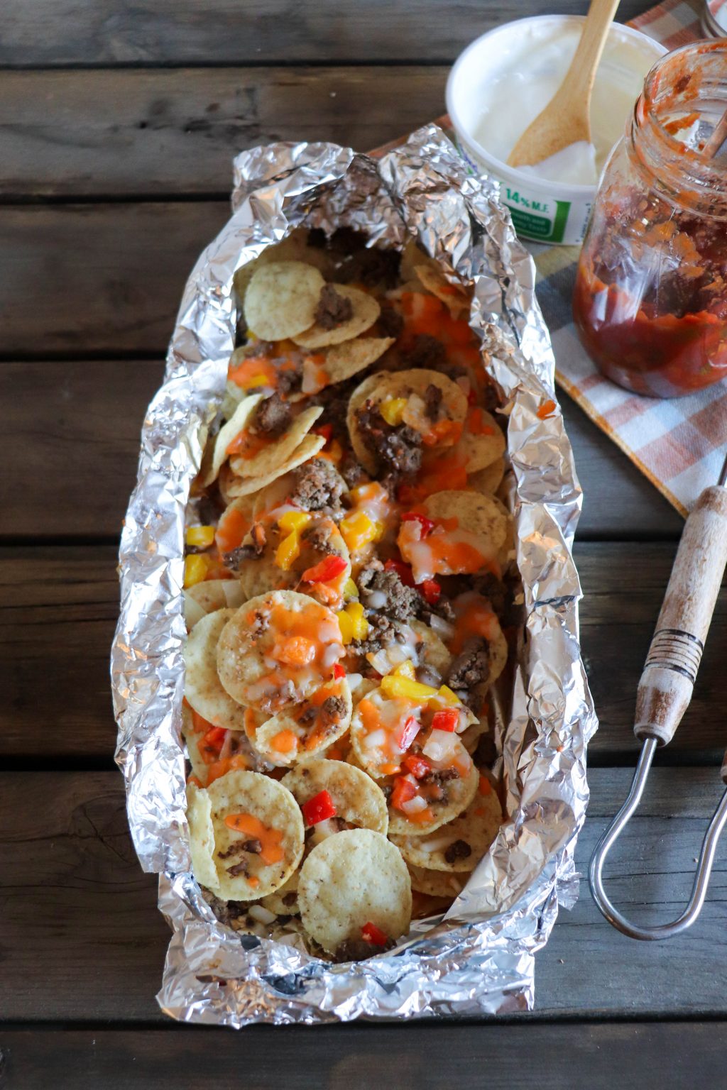 Foil Packet Nacho Recipe » Campfire Foodie