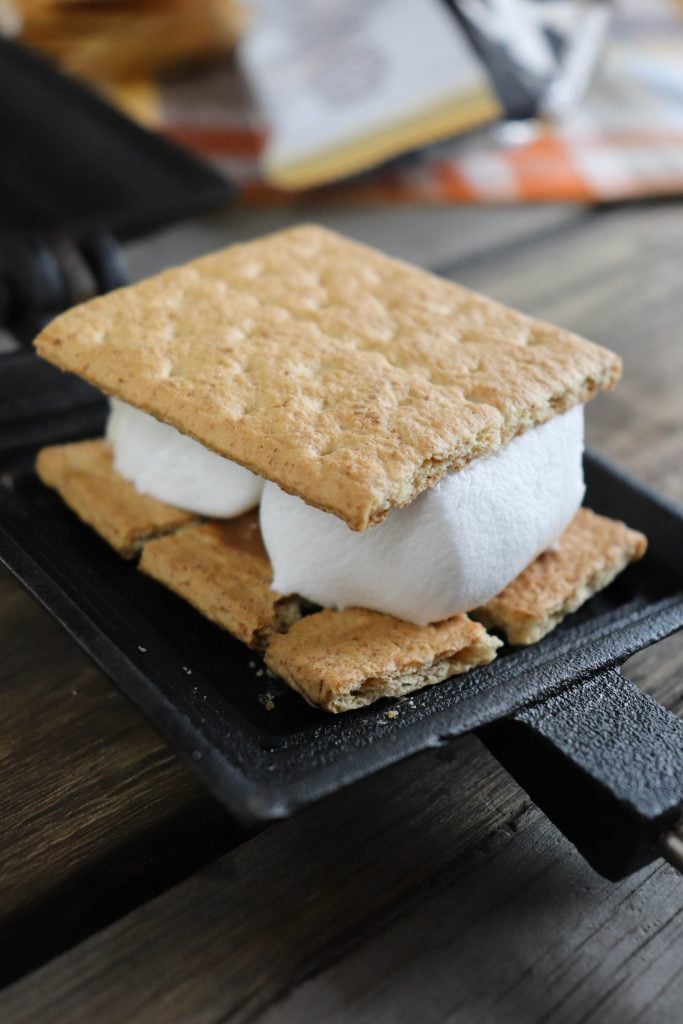 pie iron smore