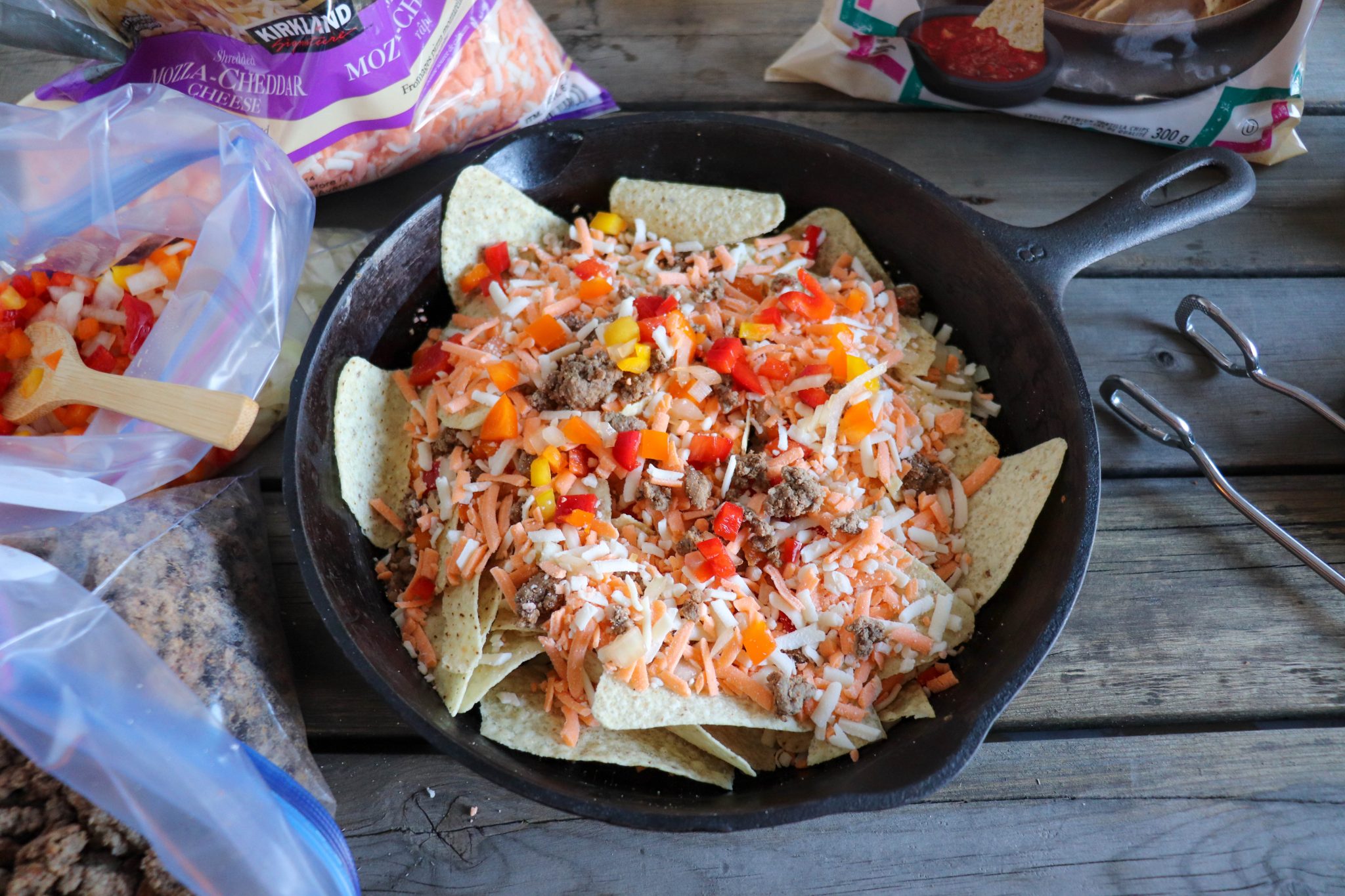 Yummy Skillet Nacho Camping Recipe » Campfire Foodie