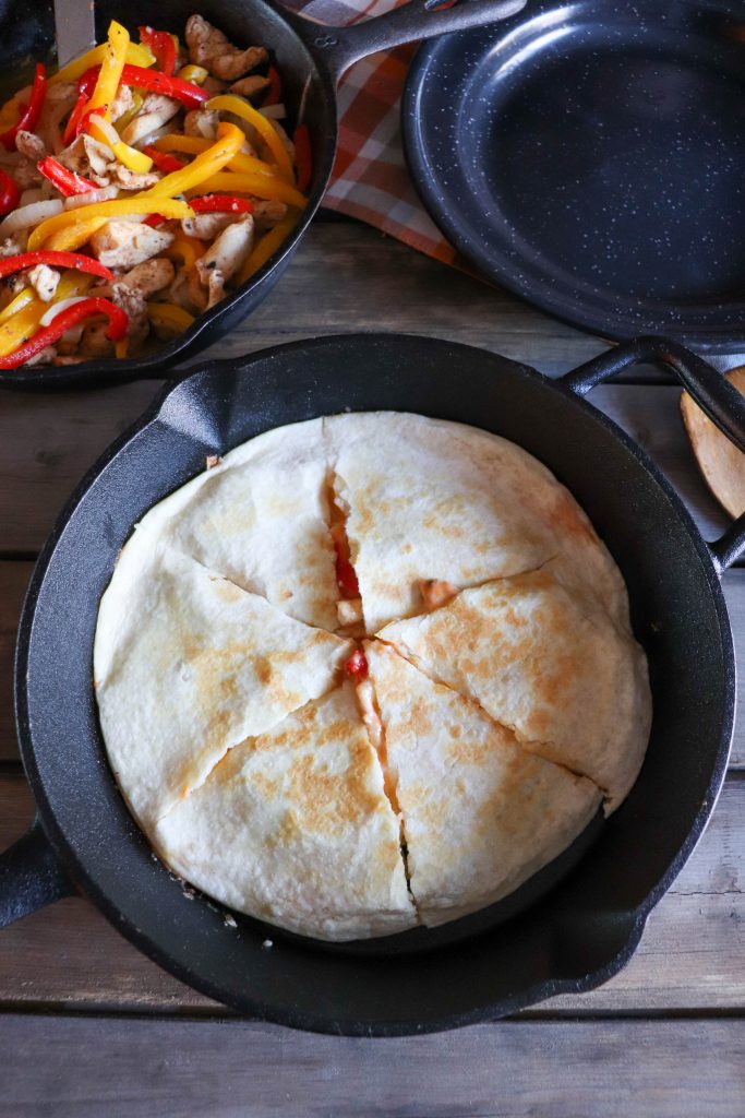 The Best Skillet Quesadilla Recipe » Campfire Foodie