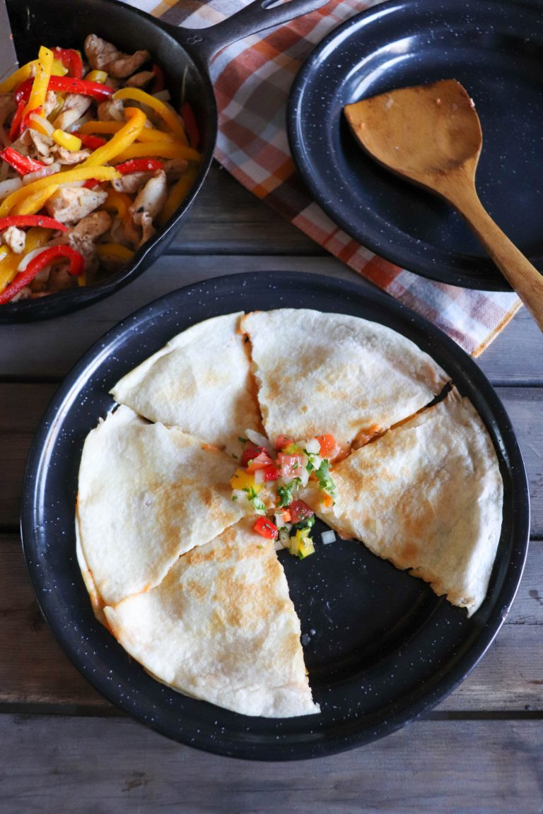 The Best Skillet Quesadilla Recipe » Campfire Foodie