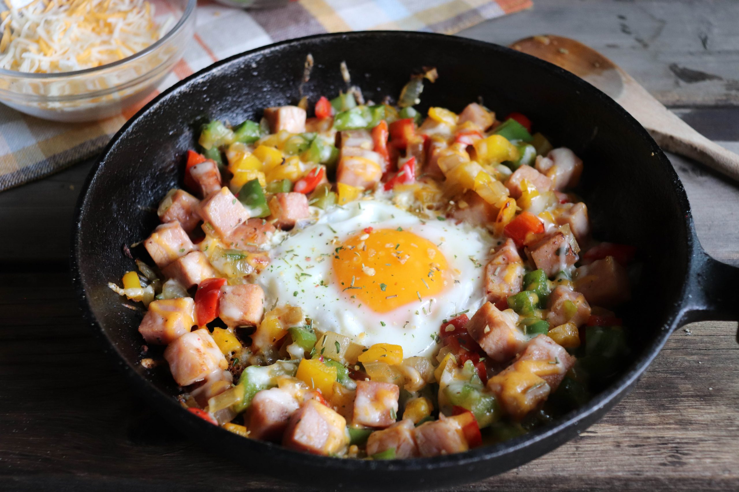 Camping Breakfast Skillet - Eggs, Potatoes and Sausage – Must Love Camping
