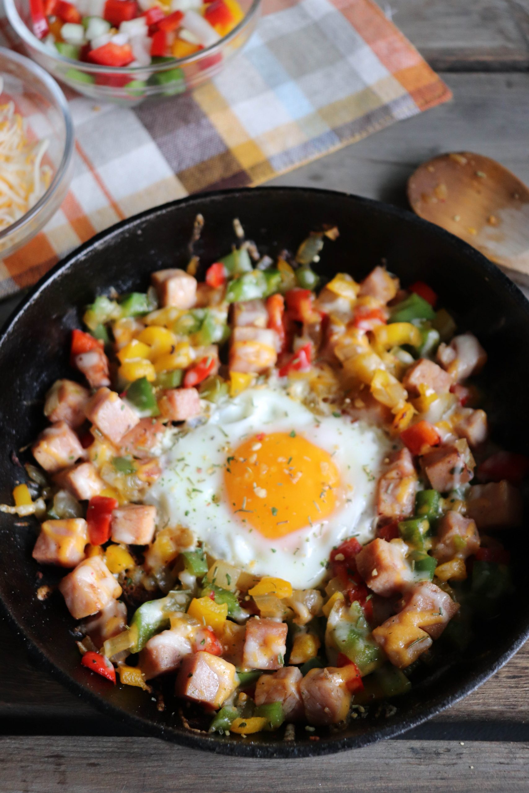 Camping Breakfast Skillet - Eggs, Potatoes and Sausage – Must Love Camping