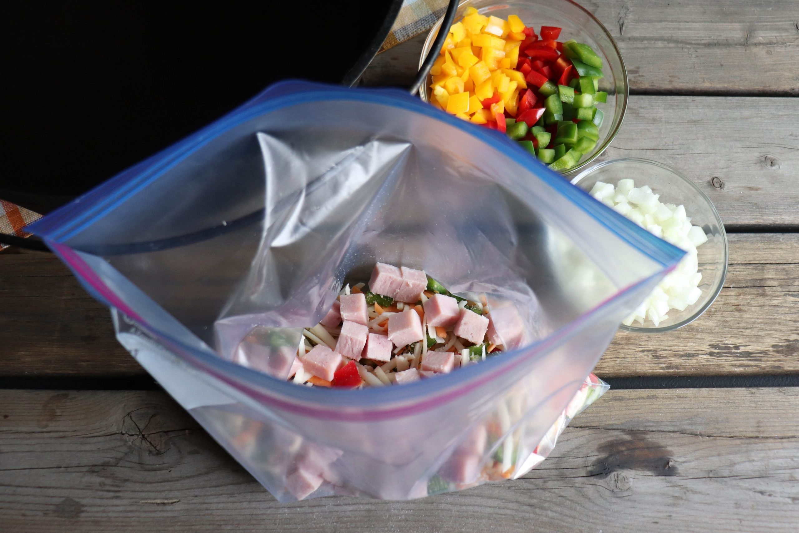 GREAT STORAGE TIP! -Grab some flexible @ziploc storage totes. #camping  #campingtips #RVlife #ziploc 