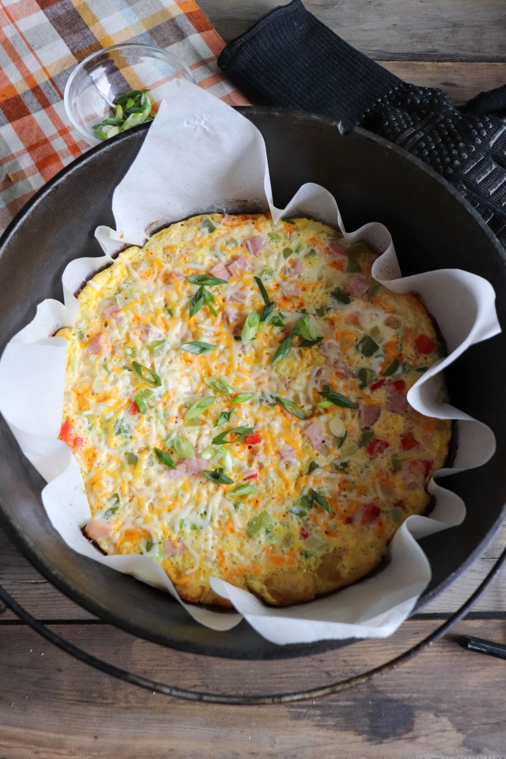 Dutch Oven Breakfast Bake Recipe » Campfire Foodie