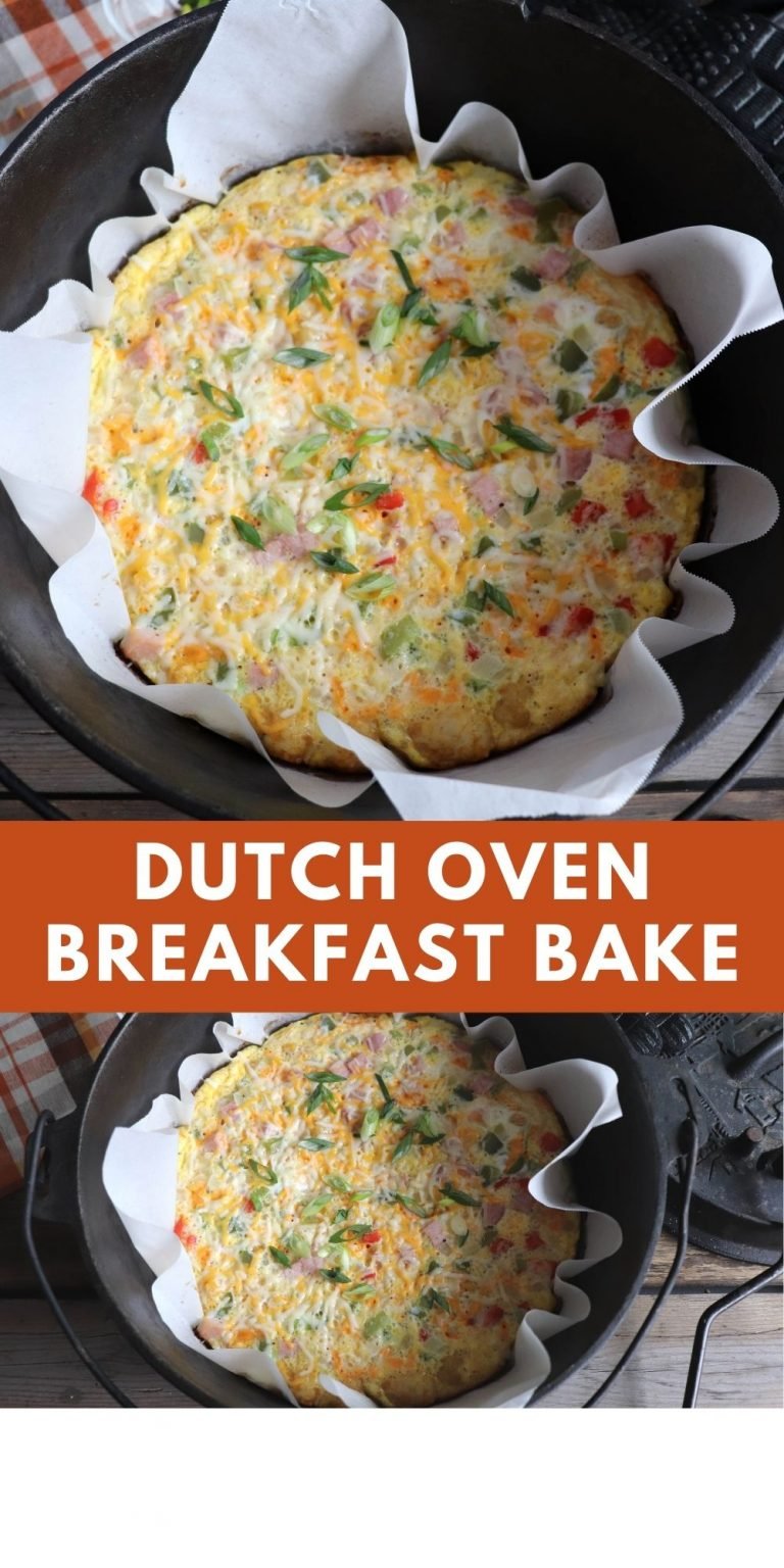 Dutch Oven Breakfast Bake Recipe » Campfire Foodie
