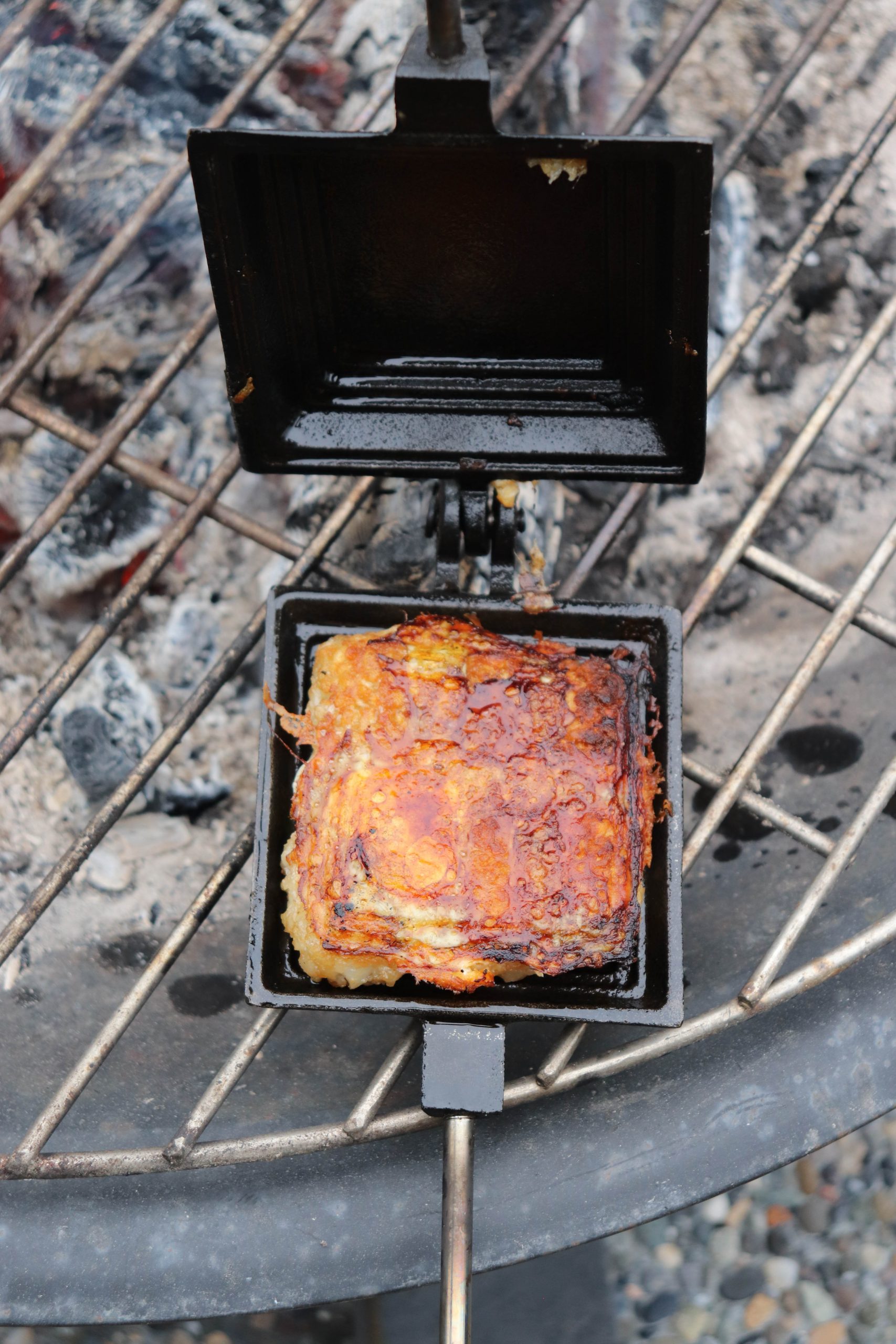 Yummy Pie Iron Breakfast Bake Campfire Foodie