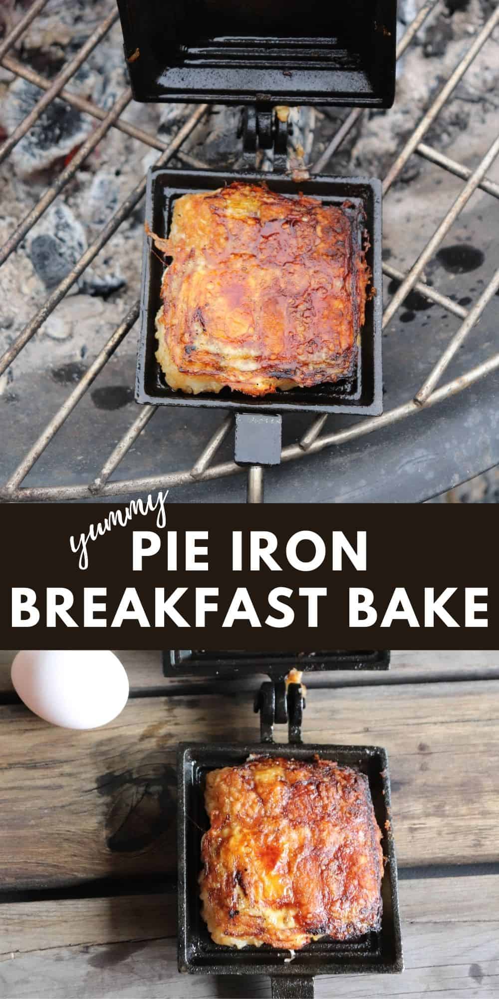 Yummy Pie Iron Breakfast Bake » Campfire Foodie