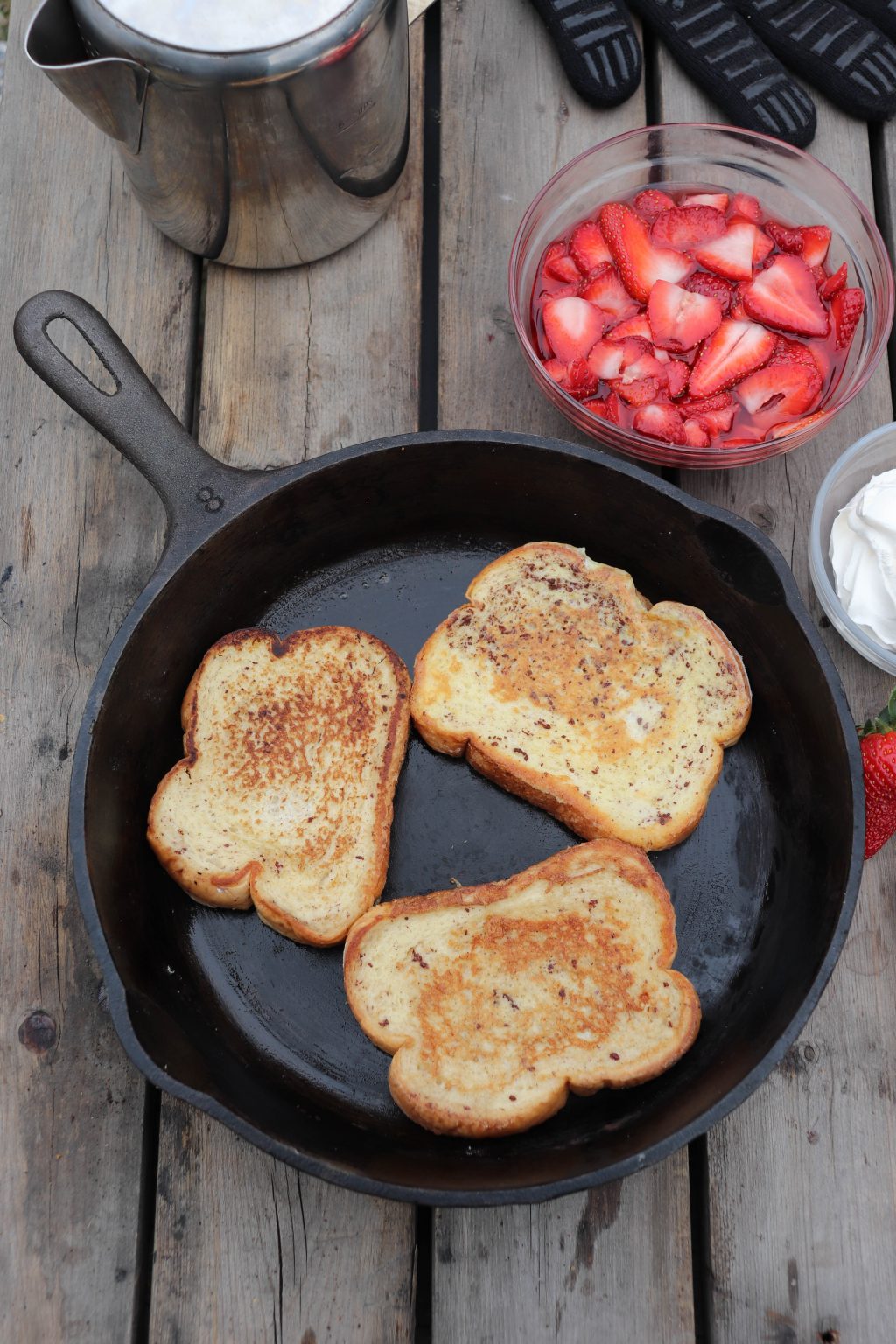 The Best Skillet French Toast Recipe » Campfire Foodie