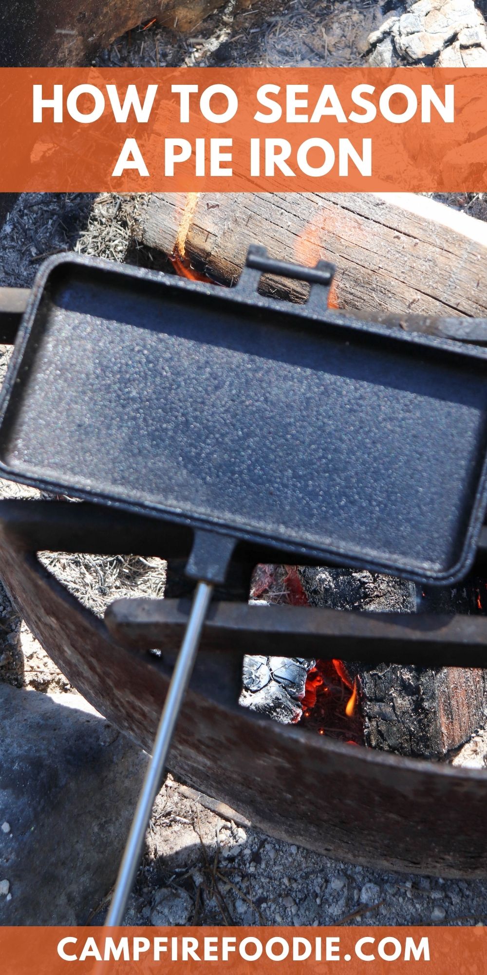 Camping gear: cast iron pie irons