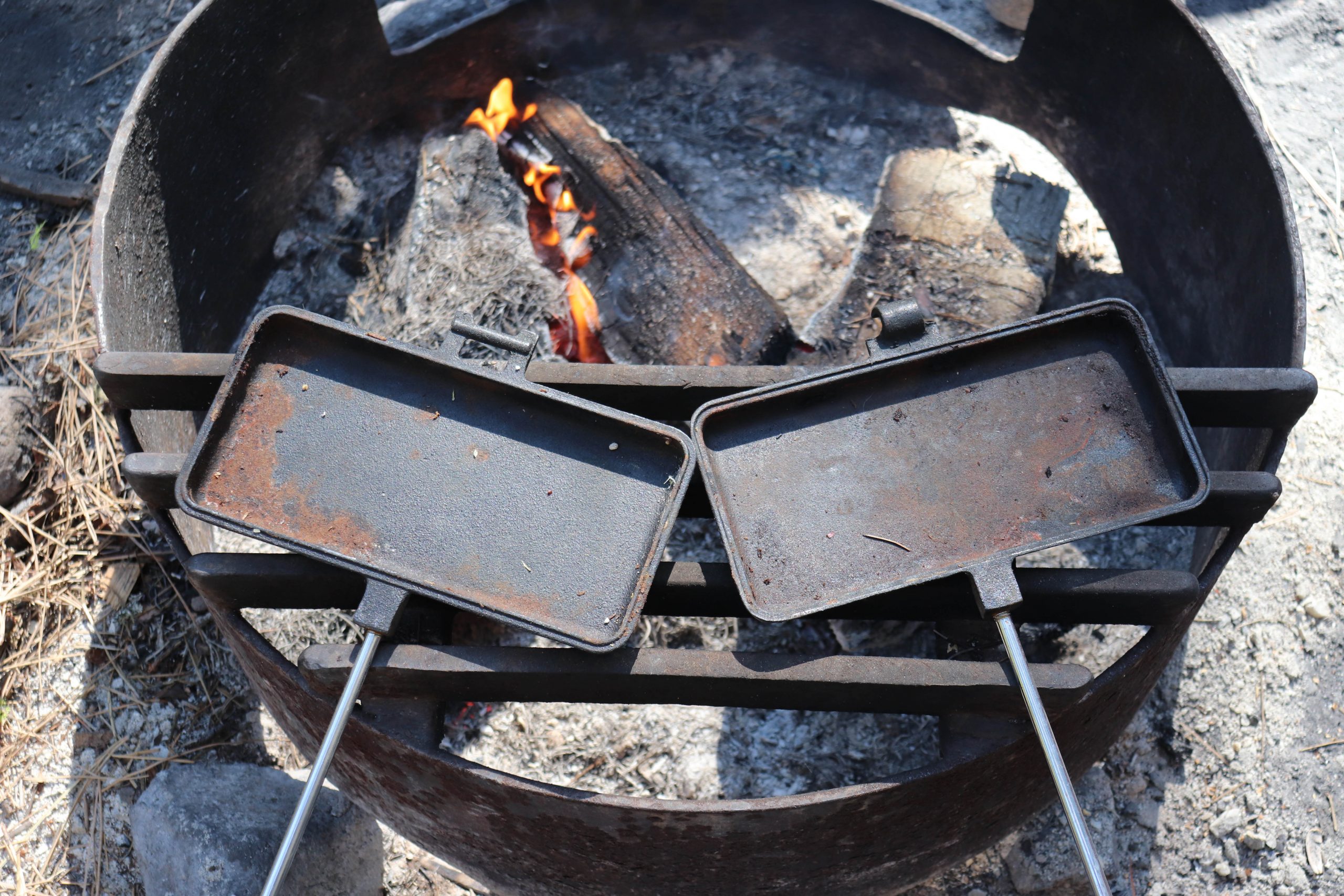 How to Season a Pie Iron Tutorial » Campfire Foodie