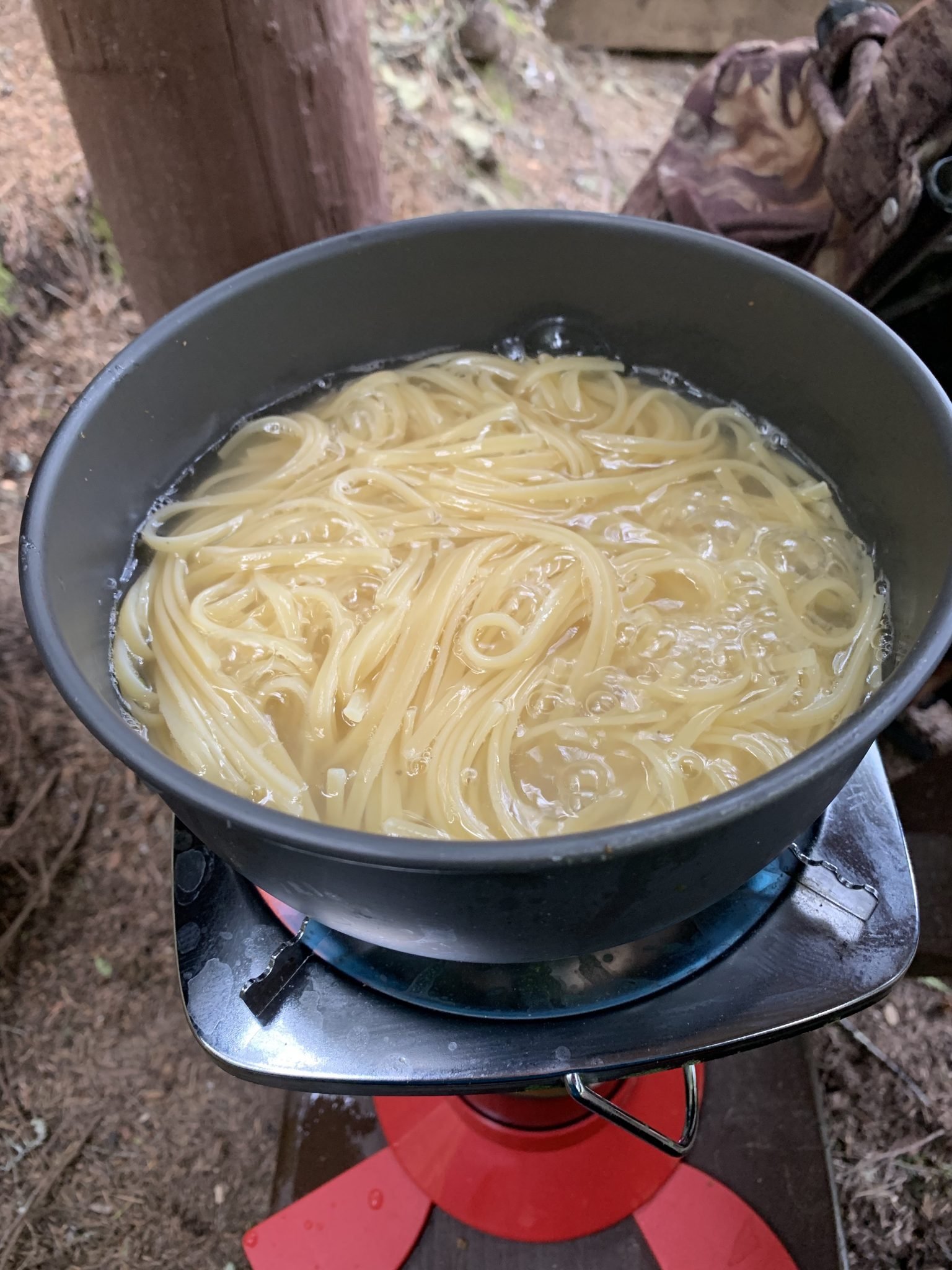 Backpacking Spaghetti Recipe » Campfire Foodie