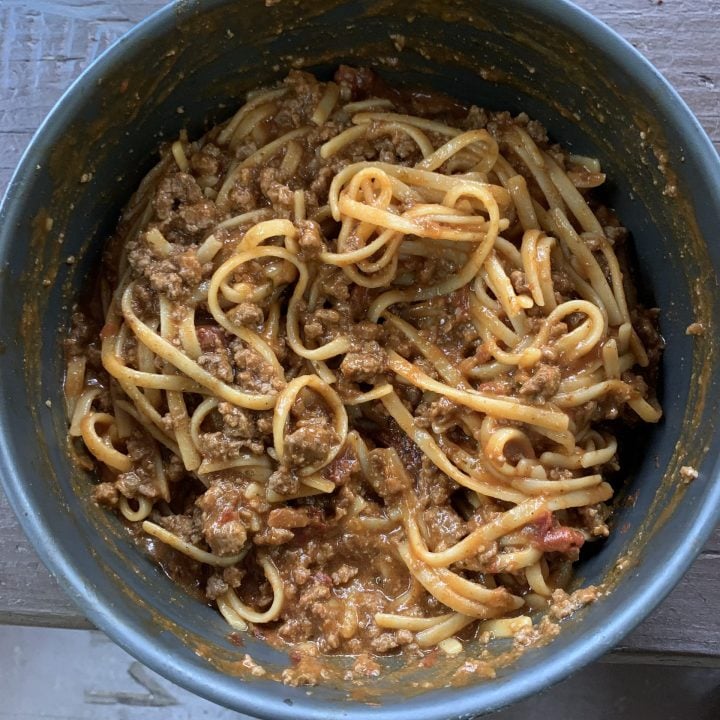 Backpacking Spaghetti Recipe