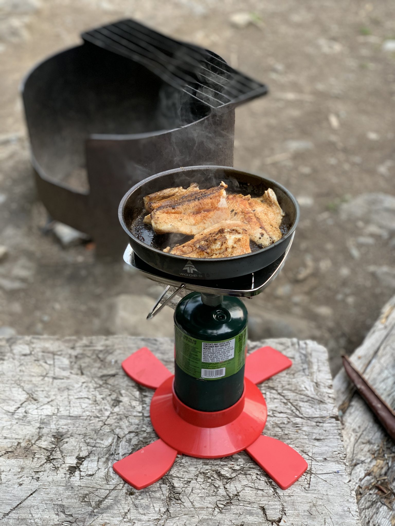 Camp Stove Fish Fry Recipe » Campfire Foodie