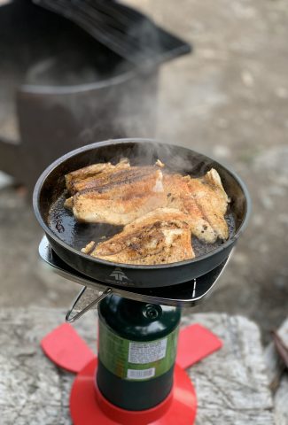 Camp Stove Fish Fry