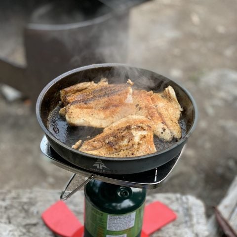 Camp Stove Fish Fry