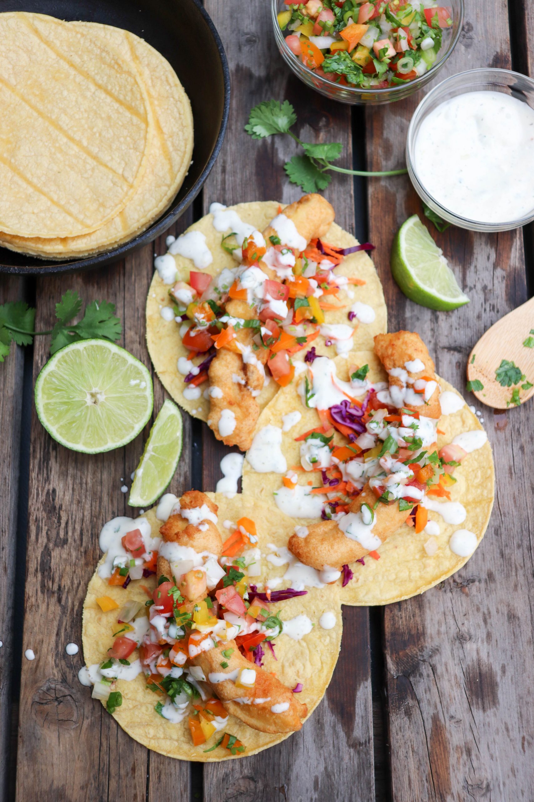 Camping Fish Tacos