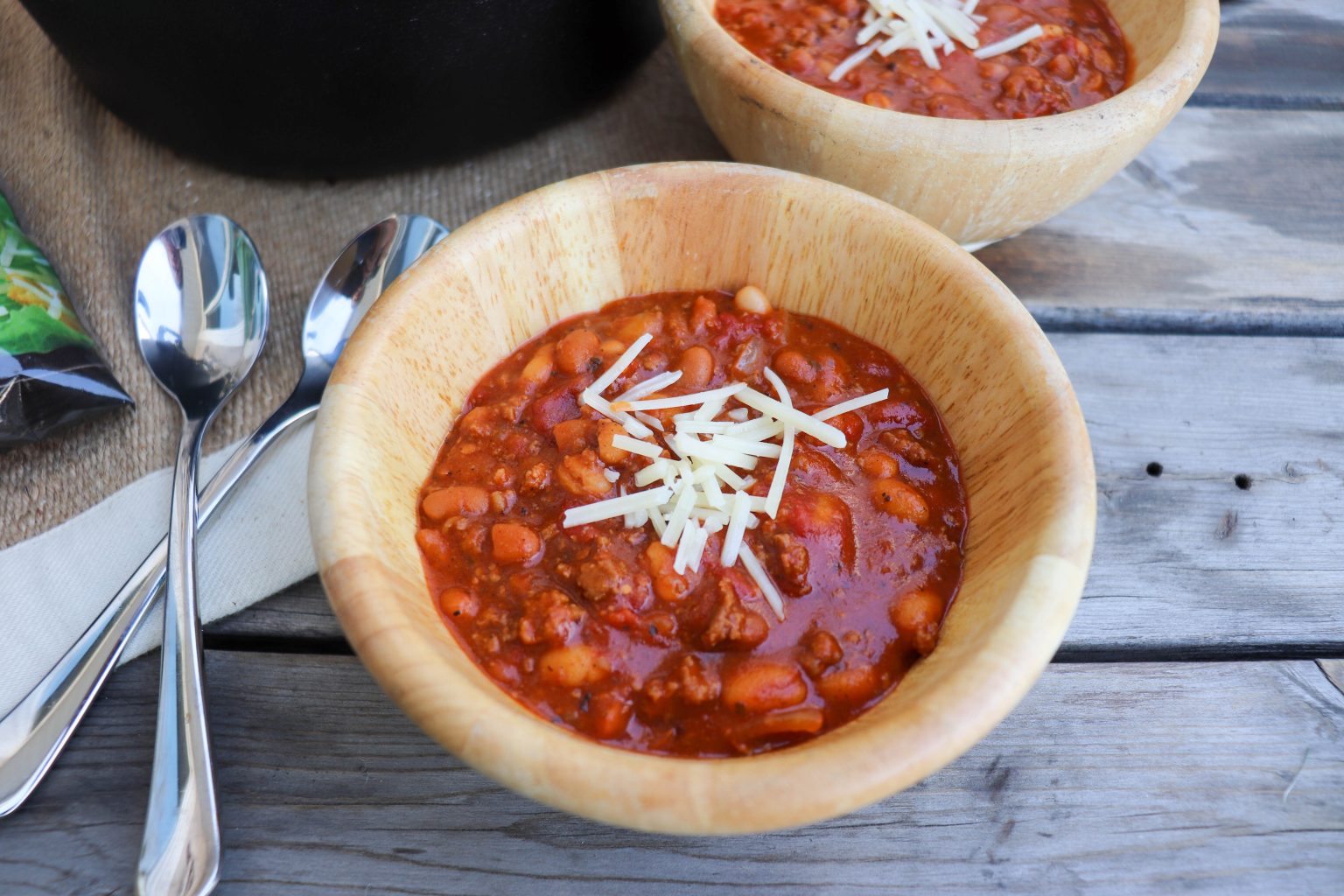 Dutch Oven Chili Recipe » Campfire Foodie