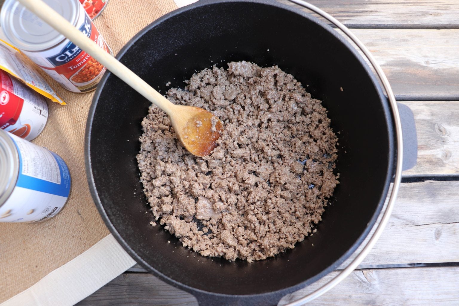 Dutch Oven Chili Recipe » Campfire Foodie