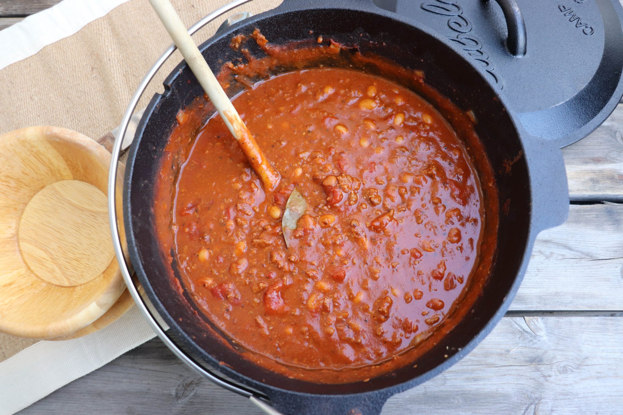 Dutch Oven Chili Recipe » Campfire Foodie