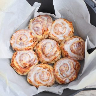 Camping Dutch Oven Cinnamon Buns