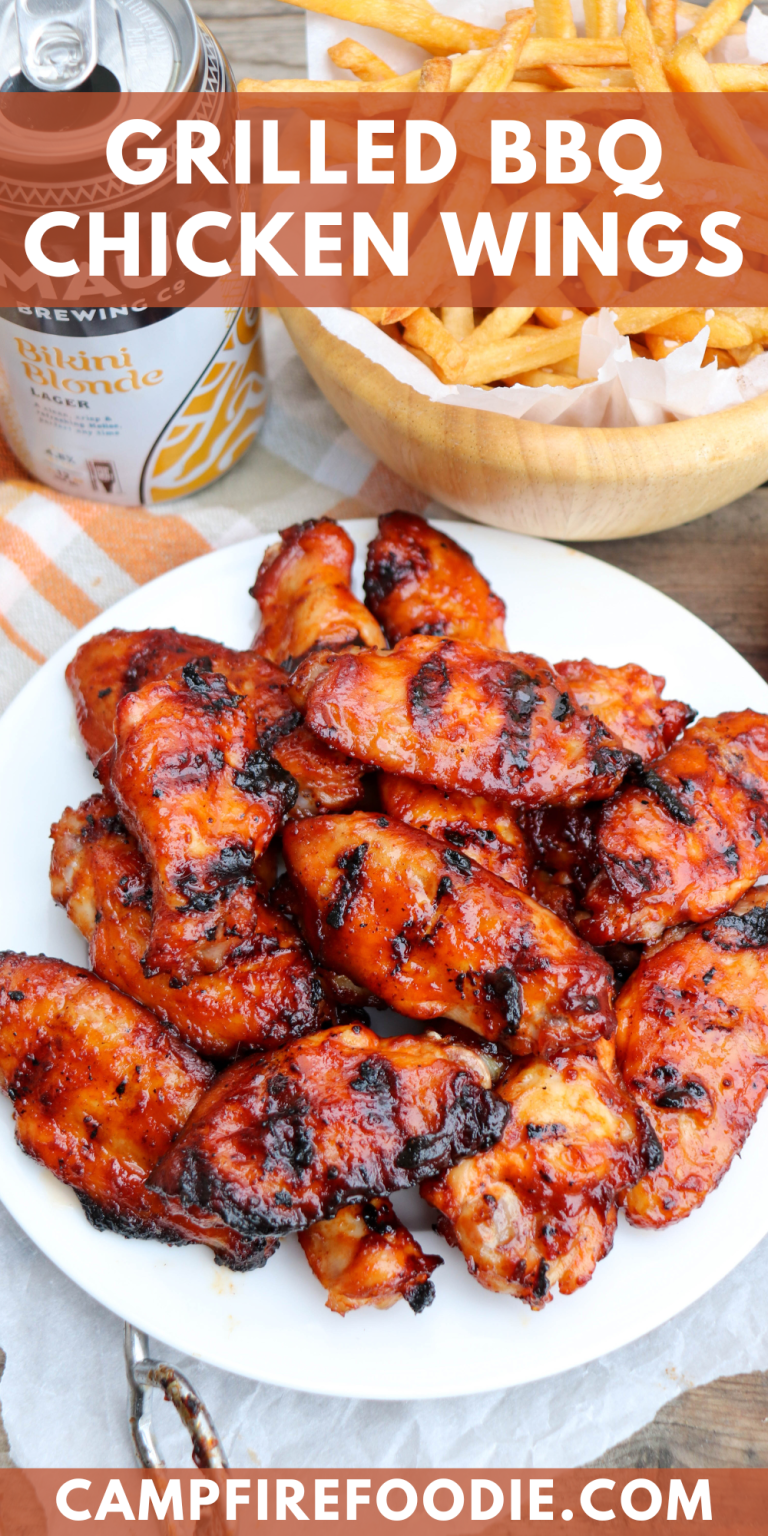 Grilled BBQ Chicken Wings » Campfire Foodie