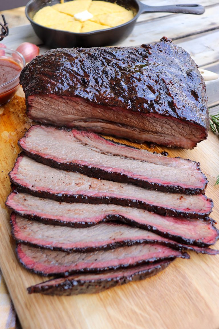 Traeger Smoked Brisket Recipe » Campfire Foodie