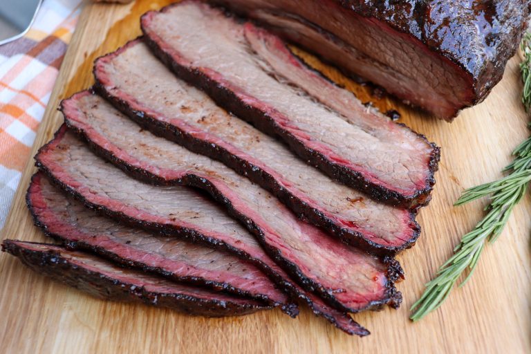 Traeger Smoked Brisket Recipe » Campfire Foodie