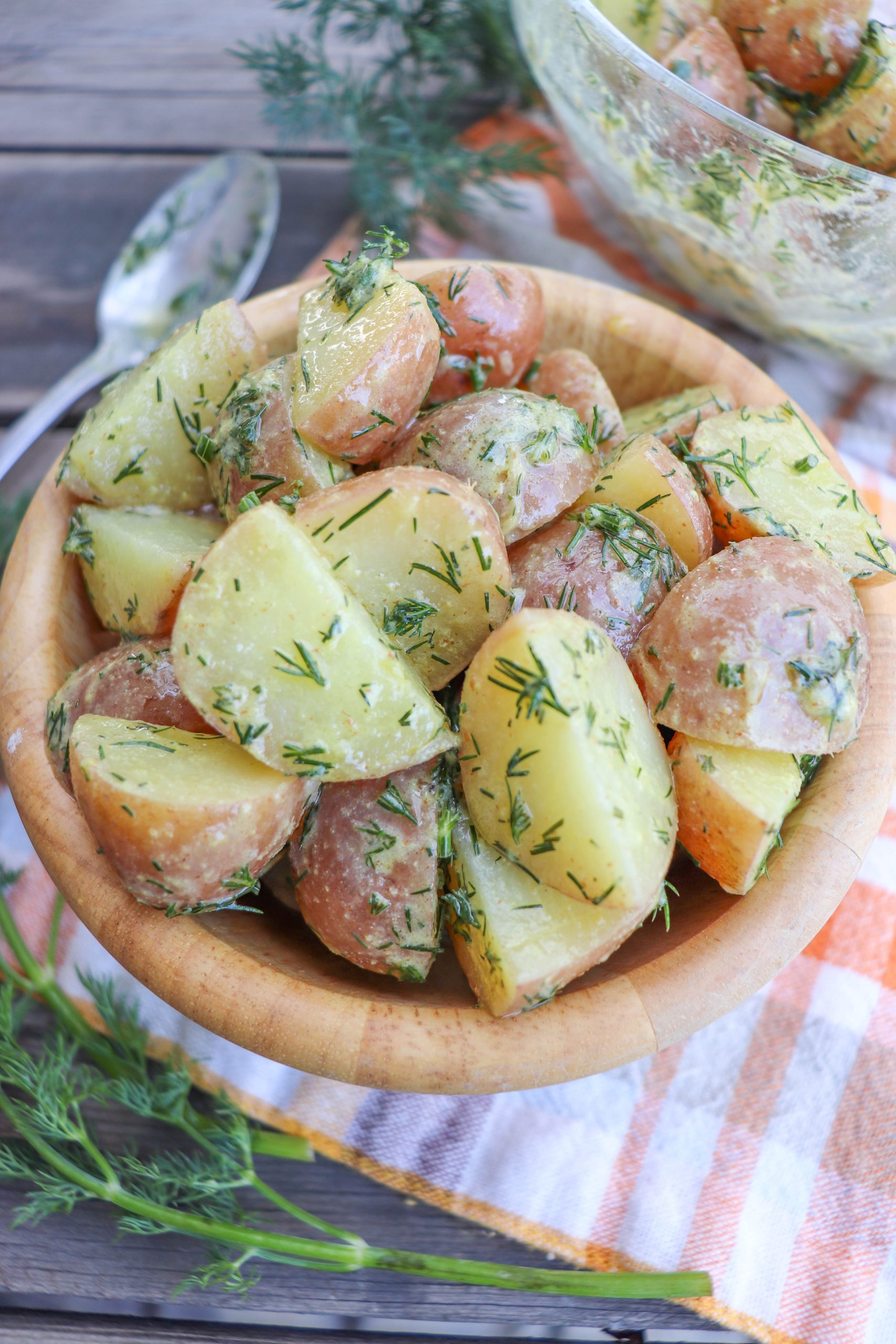 Dill & Dijon Potato Salad » Campfire Foodie