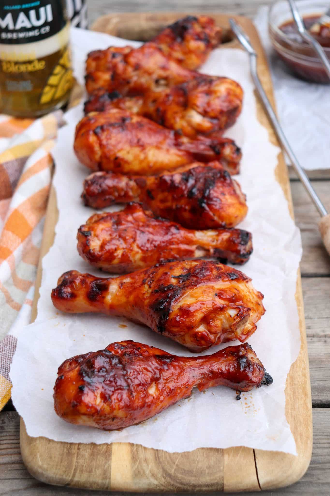 Grilled BBQ Drumsticks » Campfire Foodie