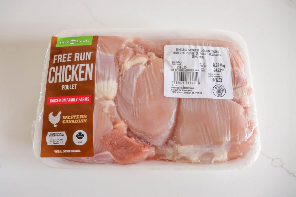BBQ Chicken Thighs Process