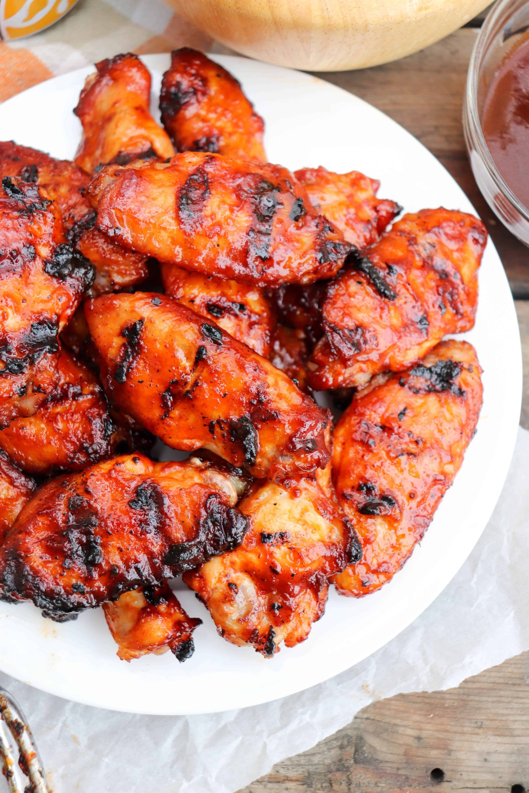 Grilled BBQ Chicken Wings » Campfire Foodie