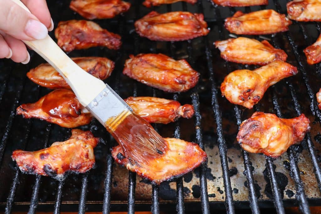 Grilled BBQ Wings Process