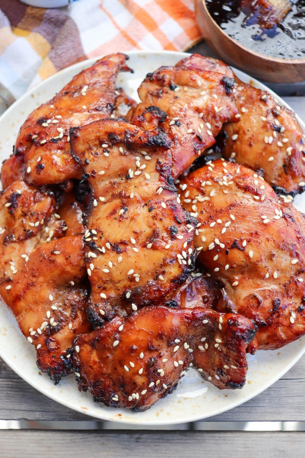 Teriyaki Chicken Thighs Recipe » Campfire Foodie
