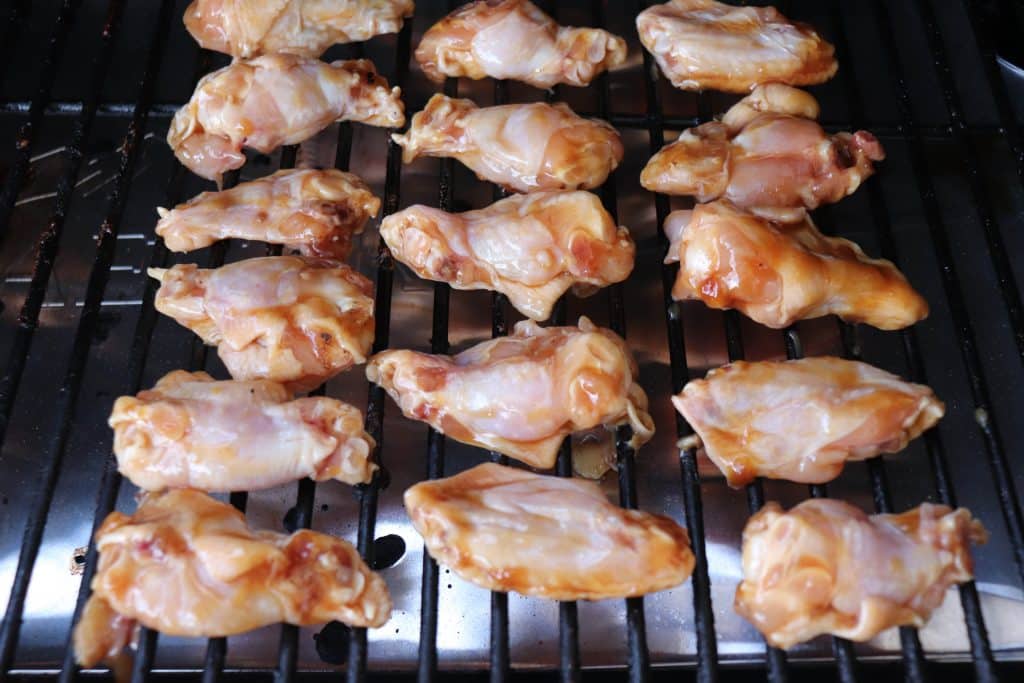 Grilled Teriyaki Chicken Wings Process