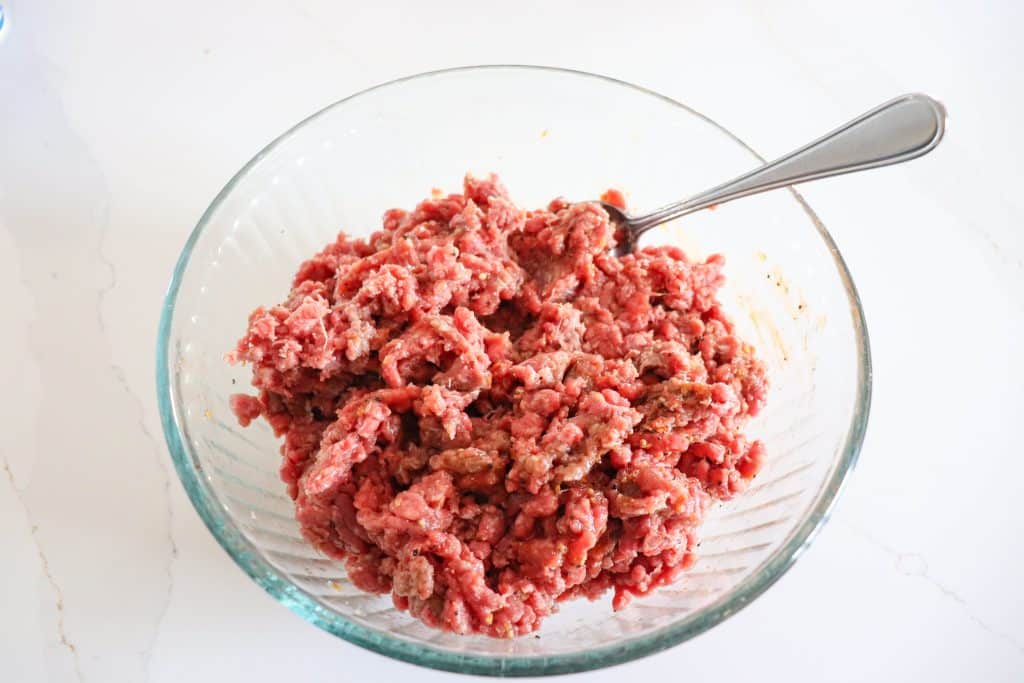 Easy Skillet Burgers Process