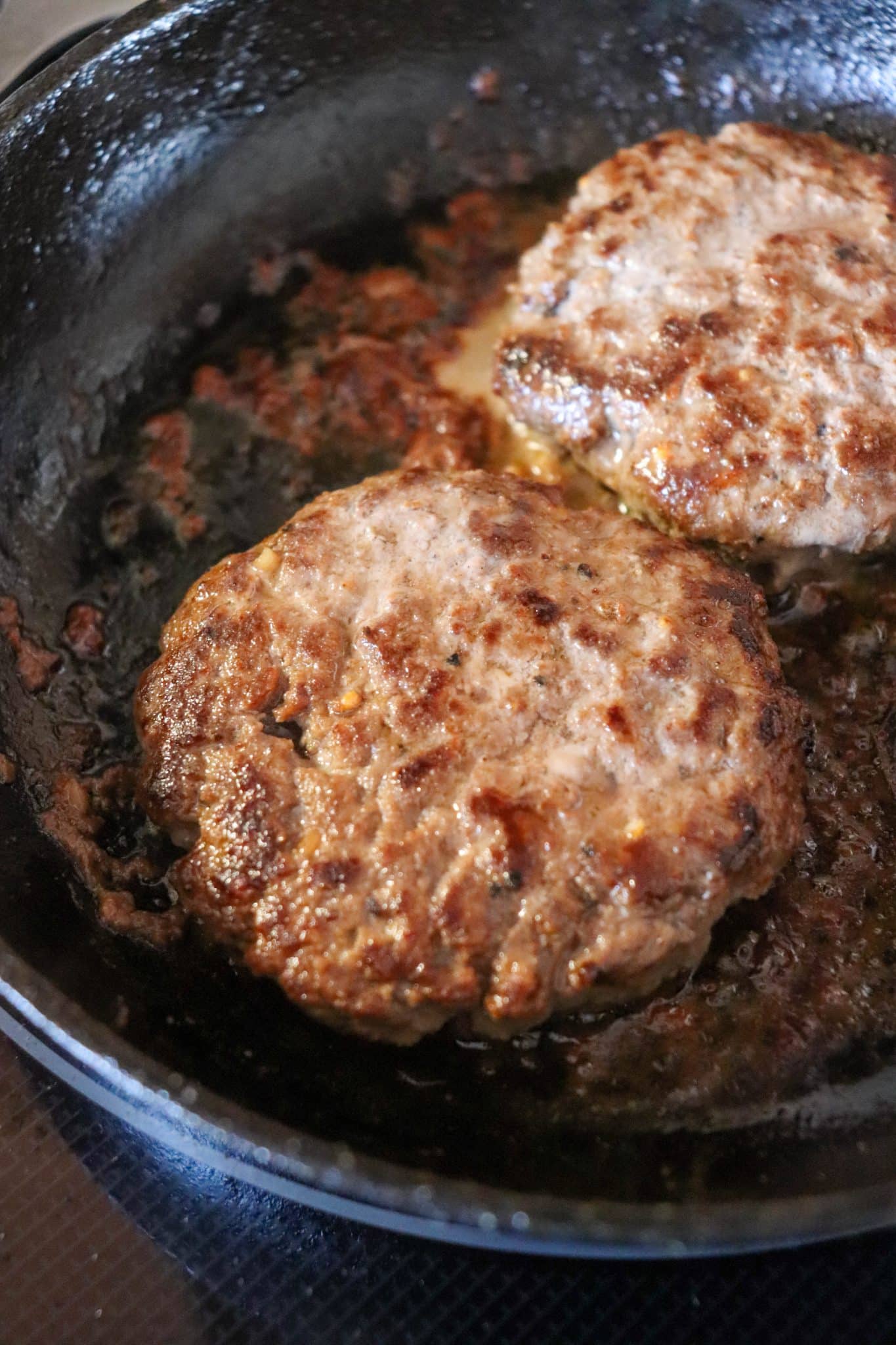 Easy Skillet Burger Recipe » Campfire Foodie