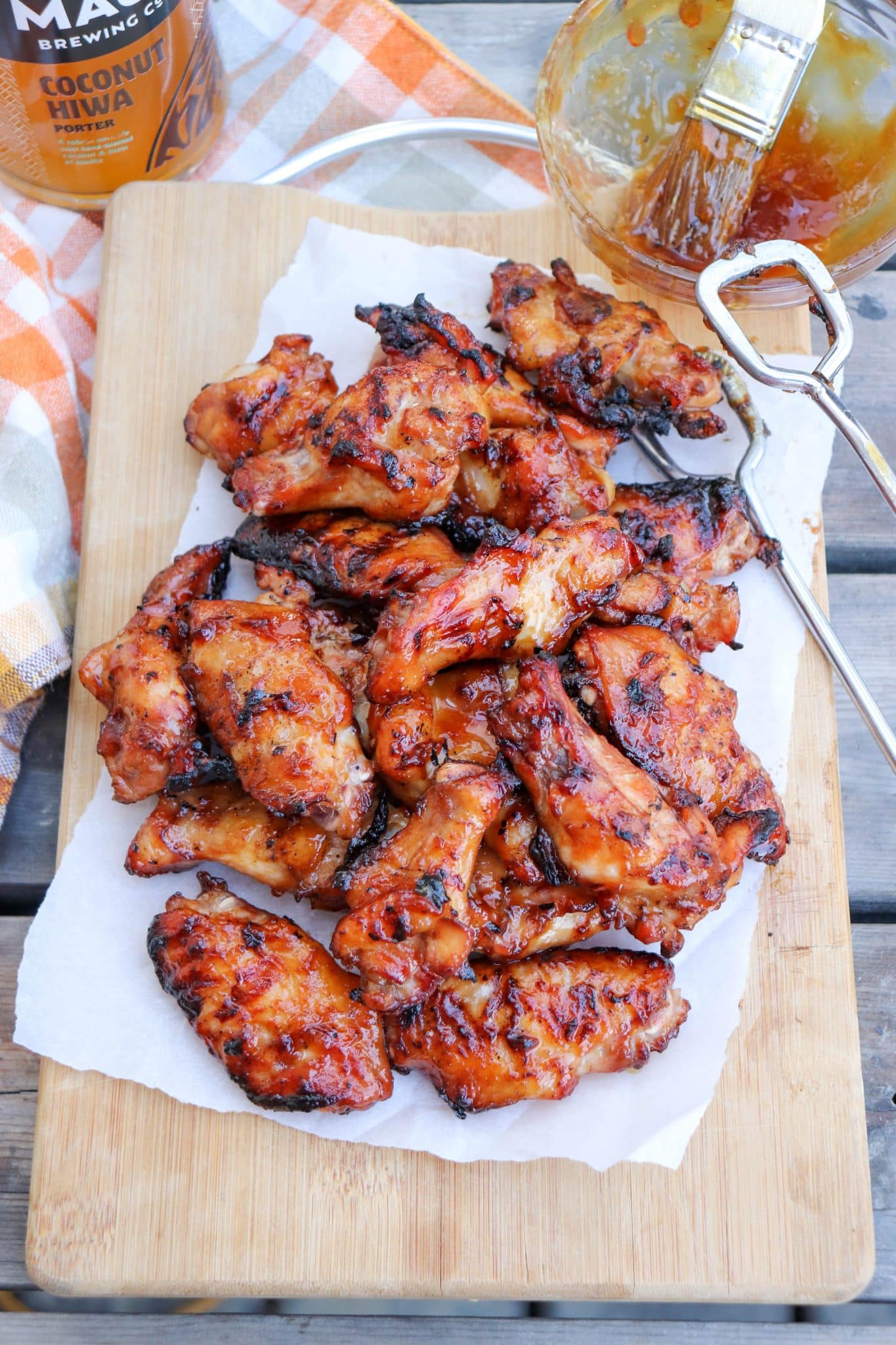 Grilled Teriyaki Chicken Wings » Campfire Foodie
