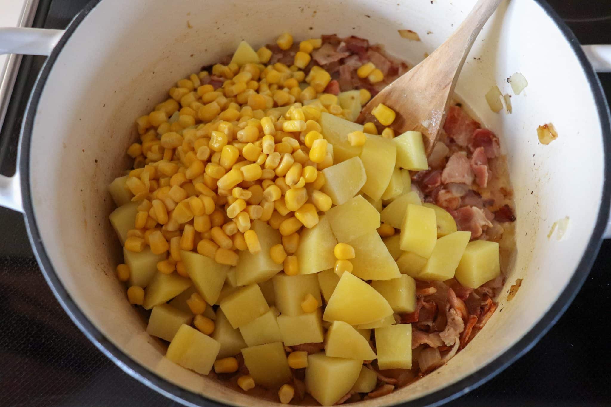 Dutch Oven Potato Soup » Campfire Foodie