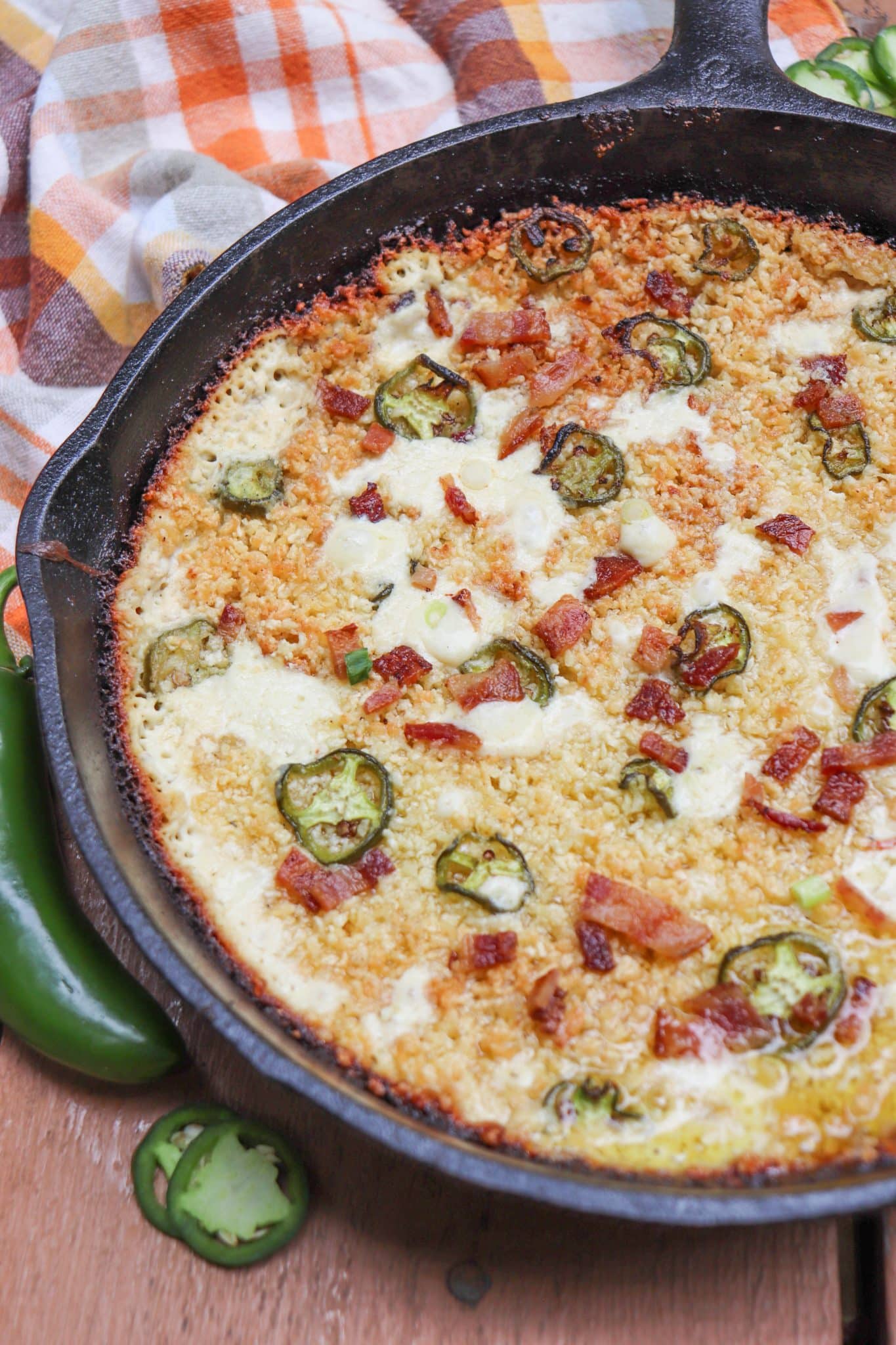 Skillet Jalapeno Popper Dip Recipe » Campfire Foodie