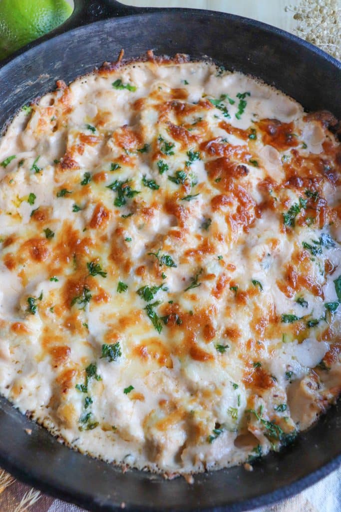 Skillet Buffalo Chicken Dip